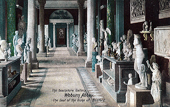 The interior of the Sculpture Gallery about 1900 [X21/760/10]